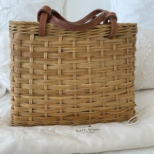 Vintage Kate Spade summer woven basket purse